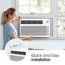 LG 14,000 BTU 115V ELECTRONIC SMART WAC W/REMOTE LW1521ERSM1 - WHITE - Like New