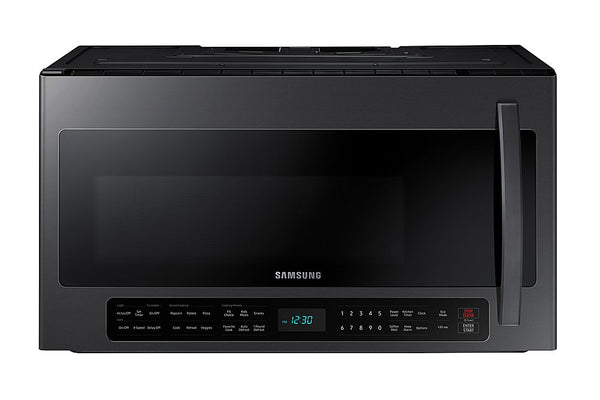 Samsung 2.1 Cu. Ft. Over the Range Microwave - Black Stainless Steel Like New