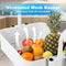 Homchwell 3 Tier Metal Utility Rolling Cart with Lockable Wheels, Multifunction - Like New
