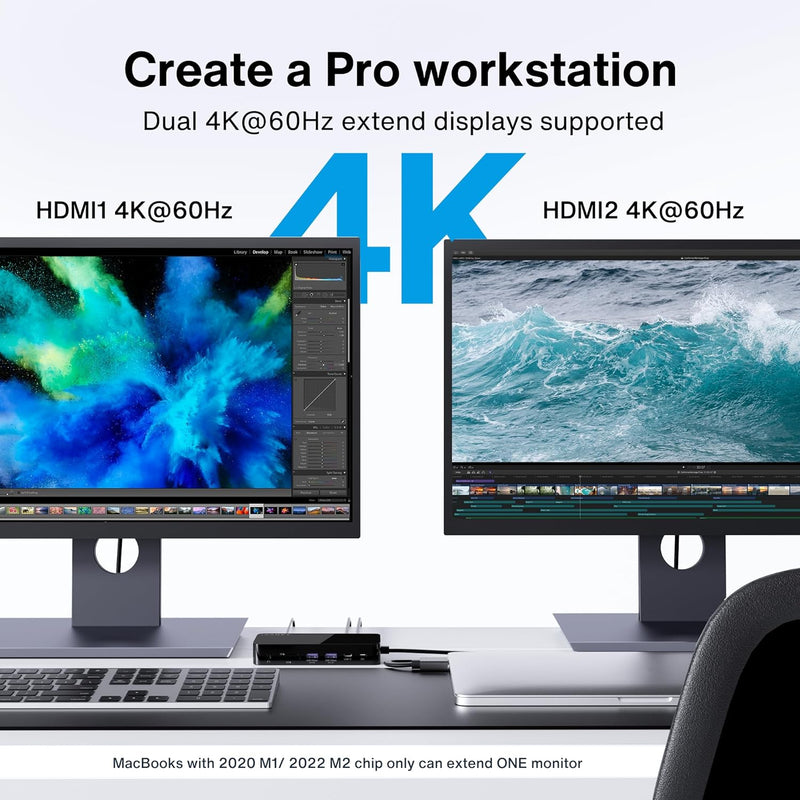 iVANKY FusionDock 1 MacBook Pro Docking Station with 150W Power Adapter - BLACK - Like New