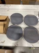 FORTESSA CT.ICE.VG.804 ICELAND SALAD PLATE 8.5" X 1.75" 22X4 - PACK OF 4 - GRAY - Like New