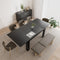 PATIOPERK EXTENDABLE DINING ROOM TABLE PLANK AND BEAM FARMHOUSE - Scratch & Dent