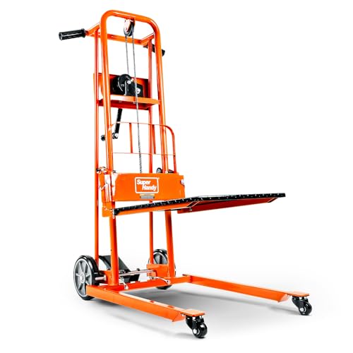 SuperHandy Material Lift Winch Stacker, Pallet Truck Dolly, Lift Table, 330Lbs - Like New