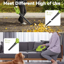 JAGROM LEAF BLOWER CORDLESS WITH 2.0AH BATTERY & CHARGER 130MPH 180CFM - GREEN - Like New