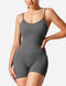YEOREO SCRUNCH BUTT FORM JENI FITTING ROMPER JUMPSUITS - WOMEN M - DARK GRAY - Like New