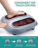 Nekteck Foot Massager Heat Shiatsu Heated Electric Kneading NK-FM-100-BLK - GRAY Like New