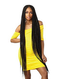 Sensationnel 4X4 Braid Lace Wig Cloud 9 Swiss Front Box Braid X-Large 50'' 613 - Like New