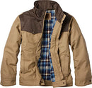 8040 Legendary Whitetails Men's Stockyards Bozeman Canvas Western Coat XL Khaki - Brand New