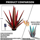 KODIBO LARGE TEQUILA RUSTIC SCULPTURE, RUSTIC METAL AGAVE - MINT GREEN - Like New