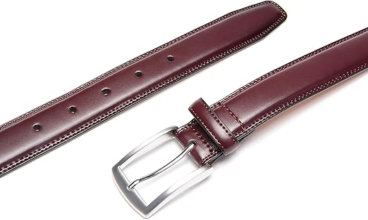 CARLO FELLINI MEN'S DRESS BELT - SIZE: MEN 38/40 - WINE - Like New