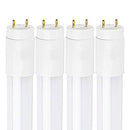 LUXRITE 4FT LED Tube Light, T8, 18W (32W Equivalent), 3500K Natural White - Brand New