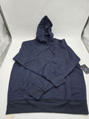 BLUE ICE PREMIUM CLOTHING BURGUNDY PULLOVER HOODIE - SIZE: MEN XL - NAVY - Brand New