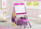 DELTA CHILDREN ACTIVITY CENTER DESK STOOL TOY ORGANIZER DISNEY PRINCESS PINK - Like New