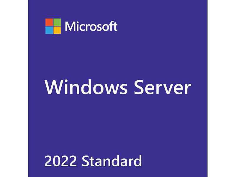 Microsoft Windows Server 2022 Standard 64-bit License (24 Core, OEM, DVD)