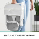 EVENFLO EAT & GO 2-IN-1 PORTABLE FOLDING BOOSTER CHAIR - WHITE - Like New