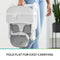 EVENFLO EAT & GO 2-IN-1 PORTABLE FOLDING BOOSTER CHAIR - WHITE - Like New