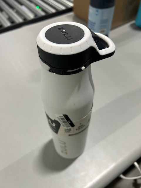 ZULU VANTANGE 26OZ STAINLESS STEEL WATER BOTTLE - WHITE - WHITE - Like New