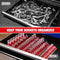 WORKPRO SOCKET ORGANIZER SET 4PC IMPACT SOCKET HOLDER 1/4" 3/8" 1/2" DRIVE - RED - Like New