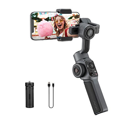ZHIYUN SMOOTH 5 PHONE GIMBAL 3-AXIS HANDHELD SMARTPHONE STABILIZER TRIPOD BLACK - Like New