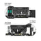 ID-COOLING IS-55 ARGB CPU Cooler Low Profile 57mm Height CPU Air Cooler ARGB - Like New