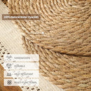 13.8'' Round Woven Placemats Set of 12 Boho Rattan Chargers - X004AVIO27 - Brand New