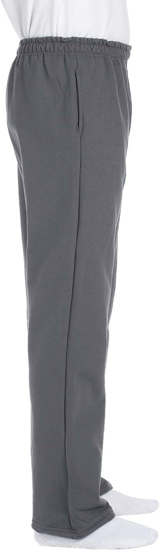 G123 Gildan Adult DryBlend Adult 50/50 Open-Bottom Sweatpant New