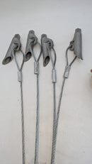 ShelterLogic 4 Piece 42" Anchor with Cable Clamps - Brand New