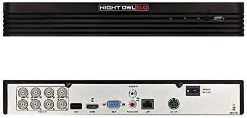 For Parts: Night Owl 8 Channel 5MP 2TB 8 Camera C-882-PIR5MPN FOR PART MULTIPLE ISSUES