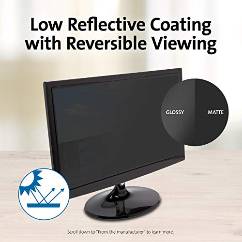 Kensington MagPro 24'' Magnetic Computer Privacy Screen 16:9 K58357WW - Black - Like New