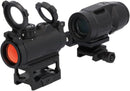 SIG SAUER Romeo-MSR Compact Red Dot Sight and Juliet3 Magnifier Combo Kit -BLACK - Like New