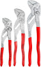 KNIPEX Tools 00 20 06 US2 Pliers Wrench 3-Piece Set - Red Like New