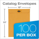 QUALITY PARK POSTAGE SAVING CLEARCLASP, CHEESE BLADE FLAP, BROWN/KRAFT (43768) - Like New