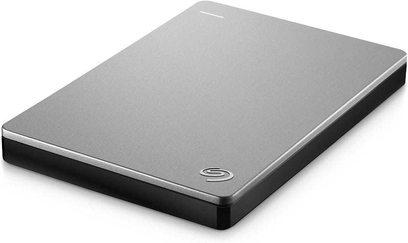 Seagate STDS1000100 1TB Backup Plus Slim USB 3.0 External Hard Drive Silver - Like New