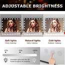 31.5"x 23.6" Vanity Mirror Makeup Mirror with Lights,10X Large LCL-8064-24-WHITE - Like New