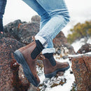 BLUNDSTONE 1609 UNISEX CLASSIC SERIES CHELSEA BOOT M9.5/W11.5 ANTIQUE BROWN - Like New