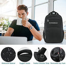 BlondBenjo Travel Backpack 50L Backpacks Water 17.7" Computer - Black - Brand New