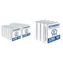 Samsill Economy 2" 3 Ring Binder Clear View Cover - 12 Pack & 4 Pack - Brand New