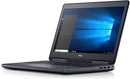 DELL PRECISION 7510 15.6" FHD I5-6300HQ 8GB 512GB SSD R9-M375X - BLACK - Like New
