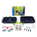 CRAYOLA GOO ALL-IN-1 SENSORY STATION, GALACTIC SLIME MAKING KIT, AGES 6+ - Like New