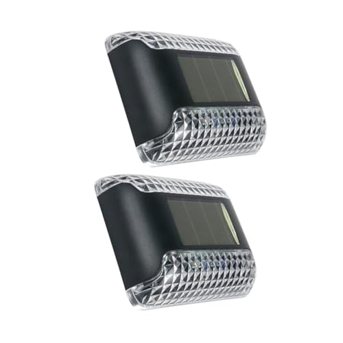 GOGOGMEE WATERPROOF SOLAR WALL LIGHTS 2 PACK WORLDWIDE - BLACK - Like New