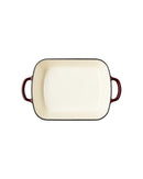 MAXWELL & WILLIAMS CAST IRON ROASTER 5L CAPACITY BAKEWARE 33X25CM - MERLOT - RED - Like New