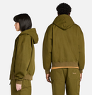 TIMBERLAND MENS WASHED DUCK CANVAS HOODED BOMBER JACKET - SIZE: L - GREEN - Brand New