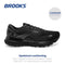 1103911D020 BROOKS MEN’S ADRENALINE GTS 23 SUPPORTIVE RUNNING BLACK/BLACK/EBONY - Like New