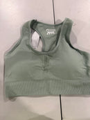 HEATHYOGA HIGH IMPACT SPORTS HIGH SUPPORT PADDED SPORTS BRA SIZE-LARGE - GREEN - Brand New