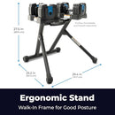 TEETER STORE PROFLEX STAND STORAGE RACK HOLDER TEETER PF1003 - BLACK - Like New