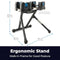 TEETER STORE PROFLEX STAND STORAGE RACK HOLDER TEETER PF1003 - BLACK - Like New