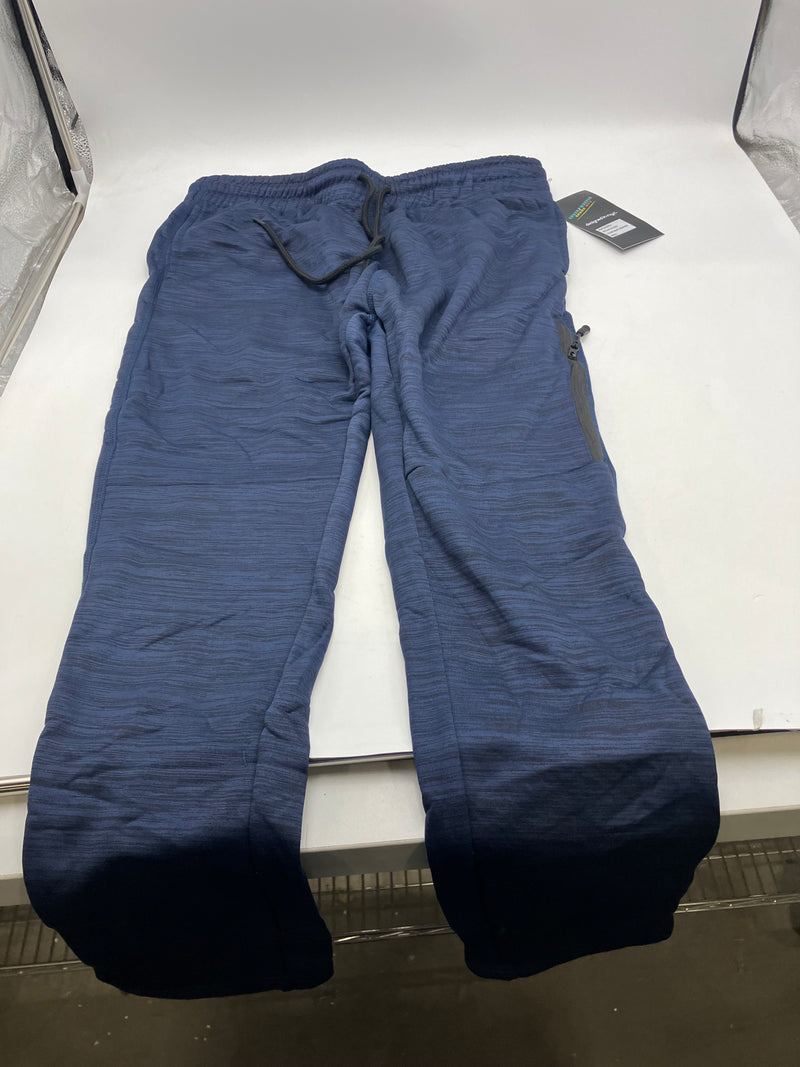 LOGAN AND MARTIN SWEATPANTS, 3 POCKETS - SIZE: MEN LARGE - NAVY HEATHER - 211363 - Brand New