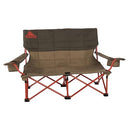KELTY LOW LOVESEAT 2 PERSON FOLDING CAMPING CHAIR LOW HEIGHT, 61510725BNG - Like New