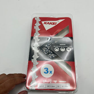 KAKEI 14INCH CHAIN 3/8" LP, .05"/1.3MM. 52. 14"/ 35CM - Brand New