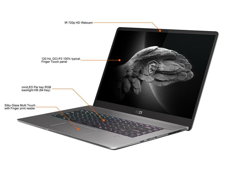 MSI Laptop Intel Core i7 11th Gen 11800H (2.30GHz) 32GB Memory 1 TB NVMe SSD